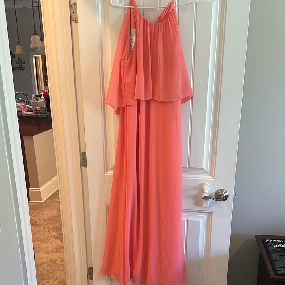 Coral Maxi Dress